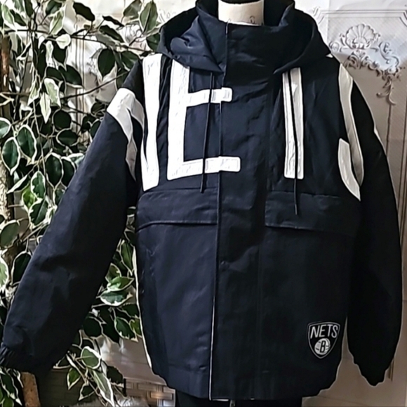 Nike Black Ambush Edition NBA Nets Hooded Jacket NWT - Picture 1 of 10
